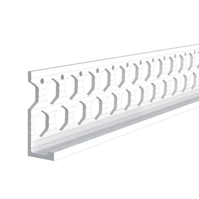 15mm White PVC Stop Bead